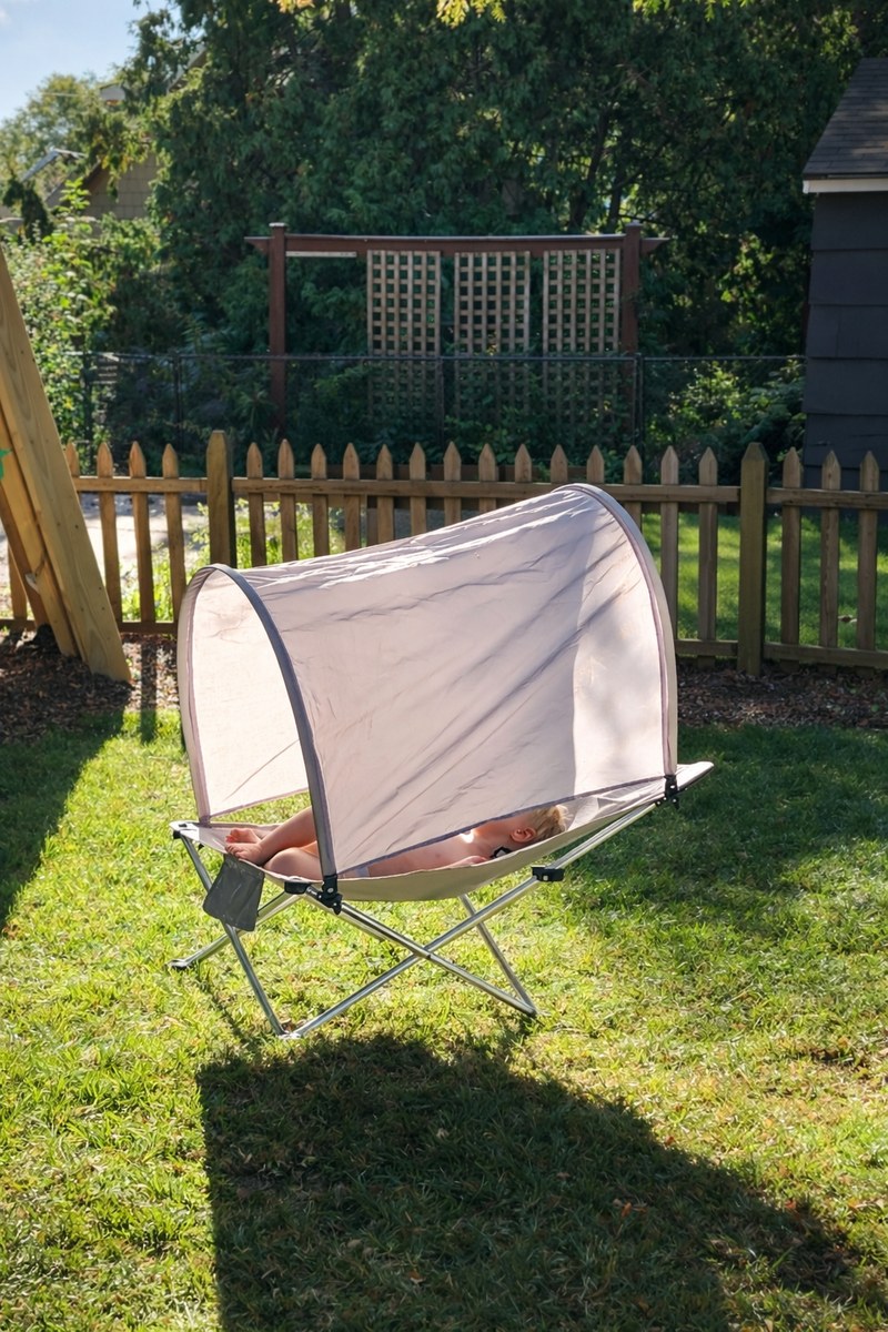 The Breezy Baby outdoor infant lounger